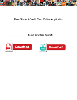 Absa Student Credit Card Online Application