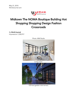 Midtown the NOMA Boutique Building Hot Shopping Shopping Design Fashion Crossroads