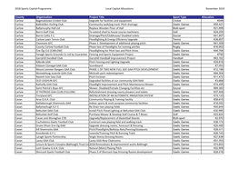 2018 Sports Capital Programme Local Capital Allocations November 2019