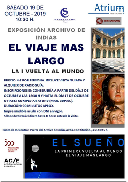 Otra Visita Cultural, Organizada Por Nuestro Club, Esta Vez Ha Sido Al Archivo De Indias, a Ver La Exposición “El Viaje Más Largo, La 1ª Vuelta Al Mundo”