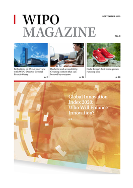 WIPO Magazine, No. 3, September 2020