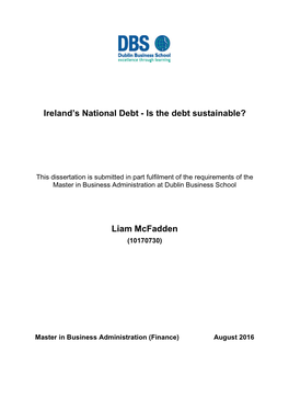 Ireland's National Debt