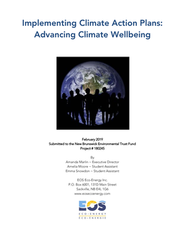 Advancing Climate Wellbeing