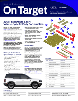 2021 Ford Bronco Sport: Vehicle-Specific Body Construction