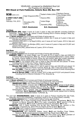 Tattersalls October Yearling Sale Book 1