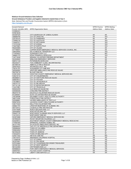 National Plan and Provider Enumeration System (NPPES) Information Is From