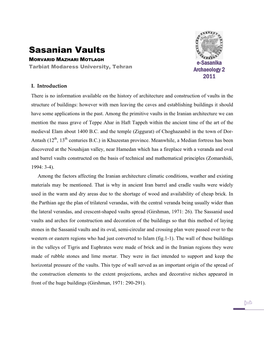 Sasanian Vaults