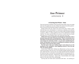 Axe Primer Appendix 4