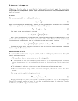 Point-Particle System