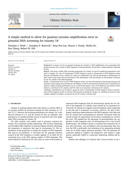 A Simple Method to Allow for Guanine-Cytosine Amplification Error