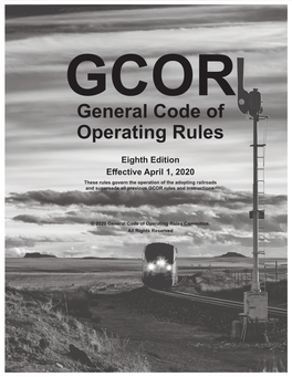 Gcorgeneral Code of Operating Rules