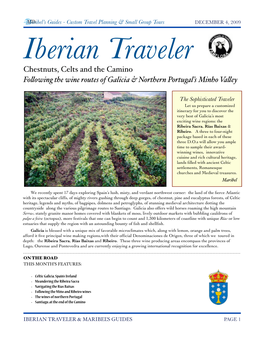 Chestnuts, Celts and the Camino Folowing the Wine Routes of Galicia & Northern Portugal’S Minho Valey