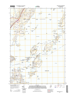 USGS 7.5-Minute Image Map for Portland East, Maine