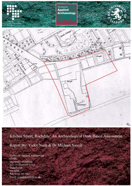 Kitchen Street, Rochdale: an Archaeological Desk-Based Assessment