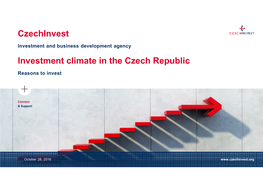Czechinvest Investment Climate in the Czech Republic
