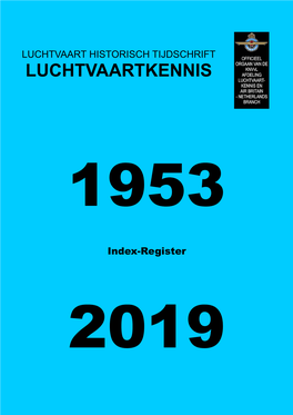 Luchtvaartkennis Index 1953