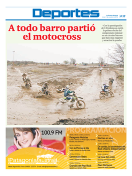 A Todo Barro Partió El Motocross