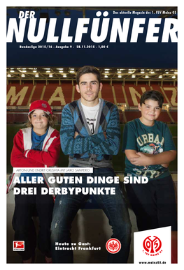 Aller Guten Dinge Sind Drei Derbypunkte