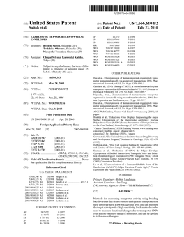 (12) United States Patent (10) Patent No.: US 7,666,610 B2 Saitoh Et Al