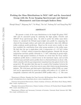 Probing the Mass Distributions in NGC 1407 and Its Associated Group