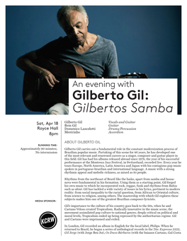 Gilberto Gil: Gilbertos Samba