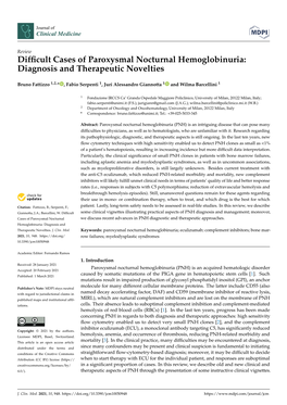 Difficult Cases of Paroxysmal Nocturnal Hemoglobinuria