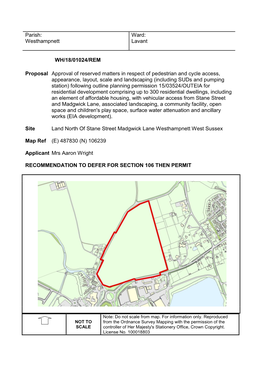 Land North of Stane Street, Madgwick Lane, Westhampnett, West Sussex