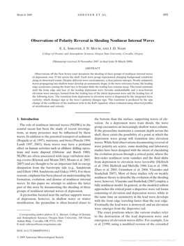 Observations of Polarity Reversal in Shoaling Nonlinear Internal Waves