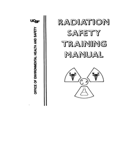 UCSF Radiation Safety Training Manual