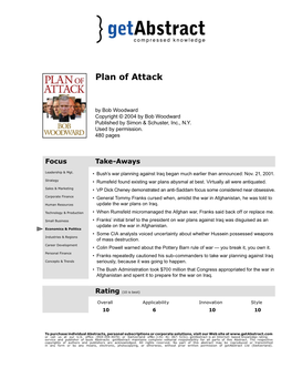 Plan of Attack