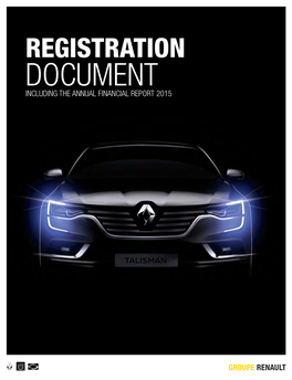 REGISTRATION DOCUMENT INCLUDING the ANNUAL FINANCIAL REPORT 2015 Summary