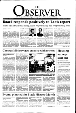 Board Responds Positively to Lao's Report