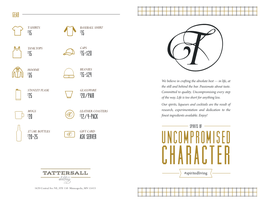 Uncompromised Character