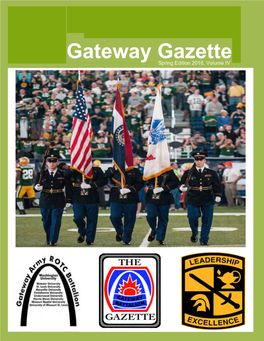 Gateway Gazette Spring 2016