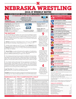 Nebraska Wrestling