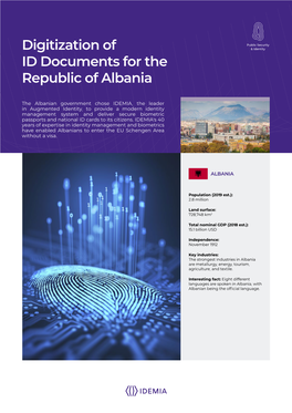Digitization of ID Documents for the Republic of Albania .Pdf
