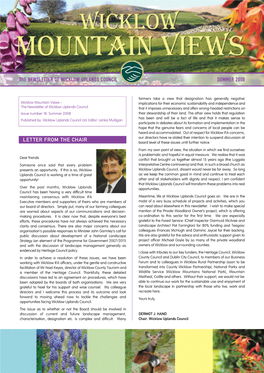 The Newsletter of Wicklow Uplands Council Summer 2008