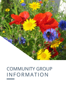 Poole Community Group Information, July 2019 (May 2021)