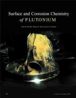 Surface and Corrosion Chemistry of PLUTONIUM
