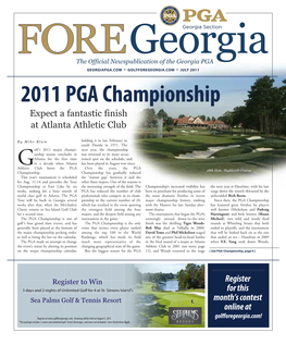 2011 PGA Championship Expect a Fantastic Finish at Atlanta Athletic Club
