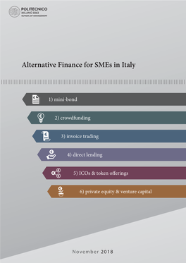 Alternative Finance for Smes in Italy