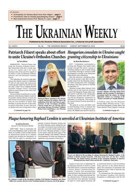 The Ukrainian Weekly, 2018