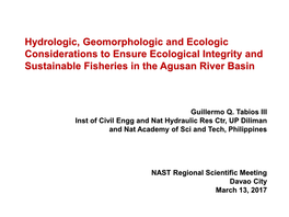 Agusan River Basin