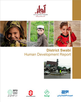 District Swabi Human Development Report District Swabi Human Development Report