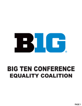 Big Ten Conference Equality Coalition