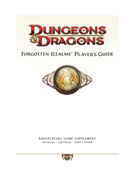 Forgotten Realms® Player's Guide