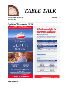 Spirit of Tasmania I II III
