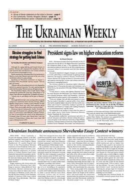 The Ukrainian Weekly 2014, No.32