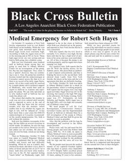 Black Cross Bulletin