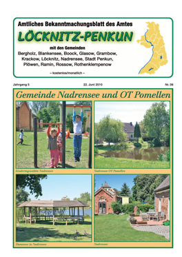 Nr. 06/2010 - 1 - Amtsblatt Löcknitz-Penkun